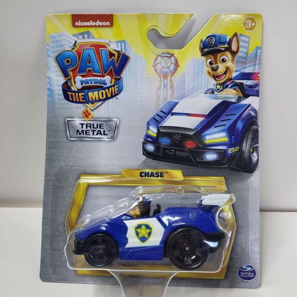 Spin Master Paw Patrol The Movie Chase True Metal Diecast‎ Vehicle Nickelodeon - Picture 1 of 12